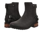 Ugg Orion (black Leather) Women's Zip Boots