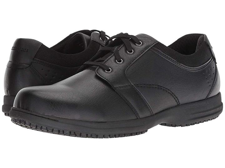 Nunn Bush Shawn Plain Toe Oxford (black) Men's Plain Toe Shoes