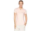 Nike Golf Dry Printed Short Sleeve Polo (storm Pink/gunsmoke/flint Silver) Women's Clothing