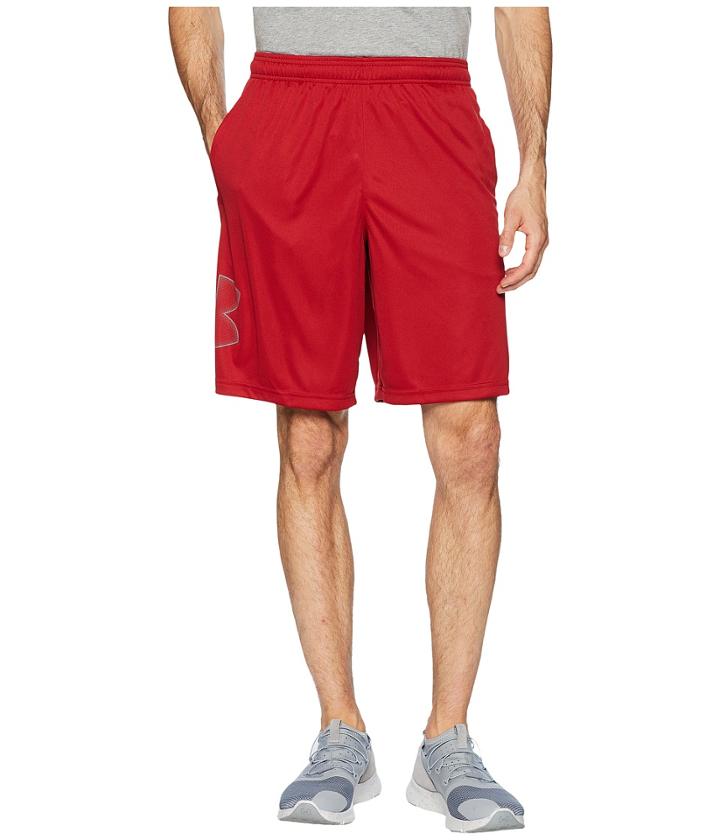 Under Armour Ua Tech Graphic Shorts (rapture Red/graphite) Men's Shorts