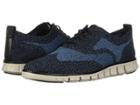 Cole Haan Zerogrand Stitchlite Oxford Winterized (black/stellar Knit/dove) Men's Shoes