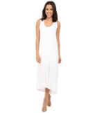 Three Dots Nikki Sleeveless Maxi Dress (white) Women's Dress