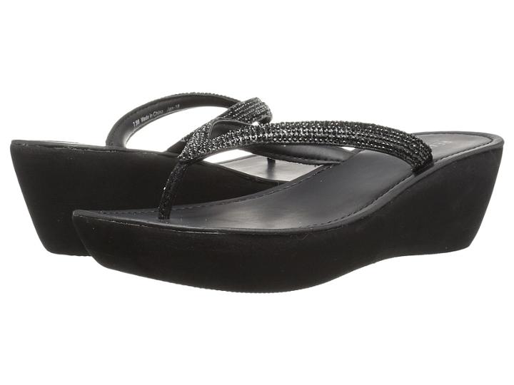 Kenneth Cole Reaction Fine Sun (black Metallic) Women's Shoes