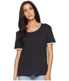 Tavik Free Reign Short Sleeve Shirt (vintage Black) Women's Clothing