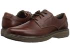 Clarks Cushox Pace (dark Tan Leather) Men's Lace Up Casual Shoes
