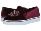 Anne Klein Zymone (wine Velvet) Women's Lace Up Casual Shoes