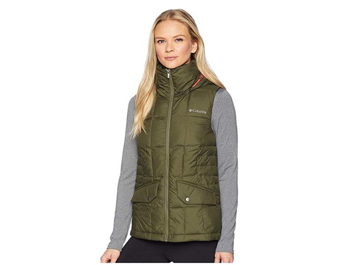 Columbia Lone Creek Hooded Vest (nori) Women's Vest