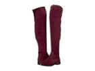 Kenneth Cole Reaction Wind-y (burgundy Microsuede) Women's Boots