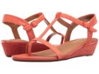 Clarks Parram Blanc (coral Suede) Women's Sandals