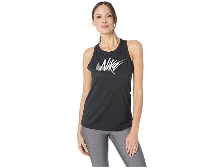 Nike Dry Legend Tank Tom Swoosh Tank (black) Women's Sleeveless