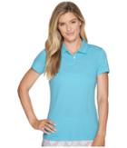 Puma Golf Pounce Polo (nrgy Turquoise) Women's Short Sleeve Pullover
