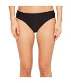 Kenneth Cole Shanghai Solids Tab Bikini Bottom (black) Women's Swimwear