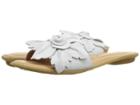 Born Mai Floral (white Embossed Full Grain Leather) Women's Sandals