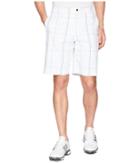 Callaway Plaid Shorts (bright White) Men's Shorts