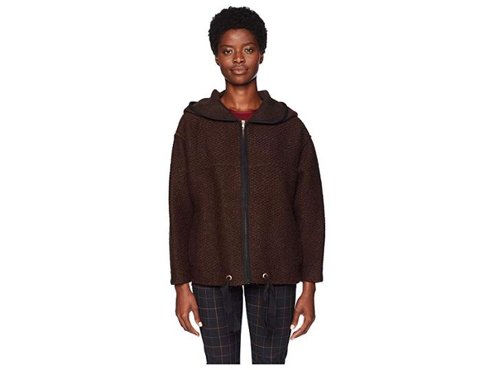 See By Chloe Oversized Brown Bomber (full Brown) Women's Coat