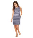 Tommy Bahama Breton Stripe Swim Dress Cover-up (mare Navy/white) Women's Swimwear