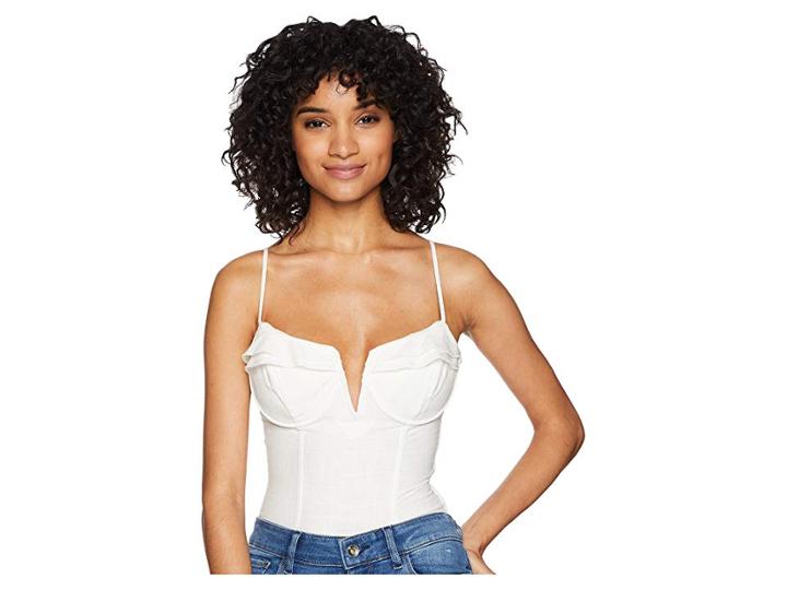 Astr The Label Elle Bodysuit (off-white) Women's Jumpsuit & Rompers One Piece