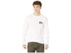 Quiksilver Yoshino Blossom Long Sleeve (white) Men's Clothing