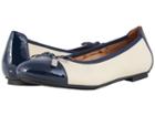 Vionic Minna (cream/navy) Women's Flat Shoes