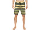 Hurley Phantom Blackball Orange Street 20 Boardshorts (clay Green) Men's Swimwear