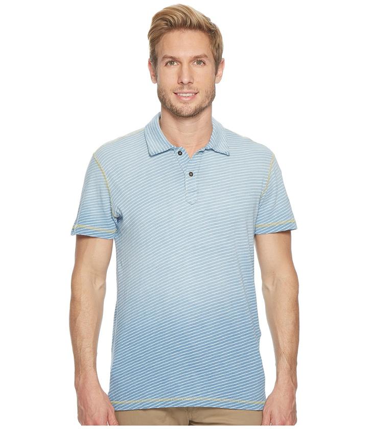 Agave Denim Kirra Short Sleeve Polo (10 Year Fade) Men's Short Sleeve Pullover