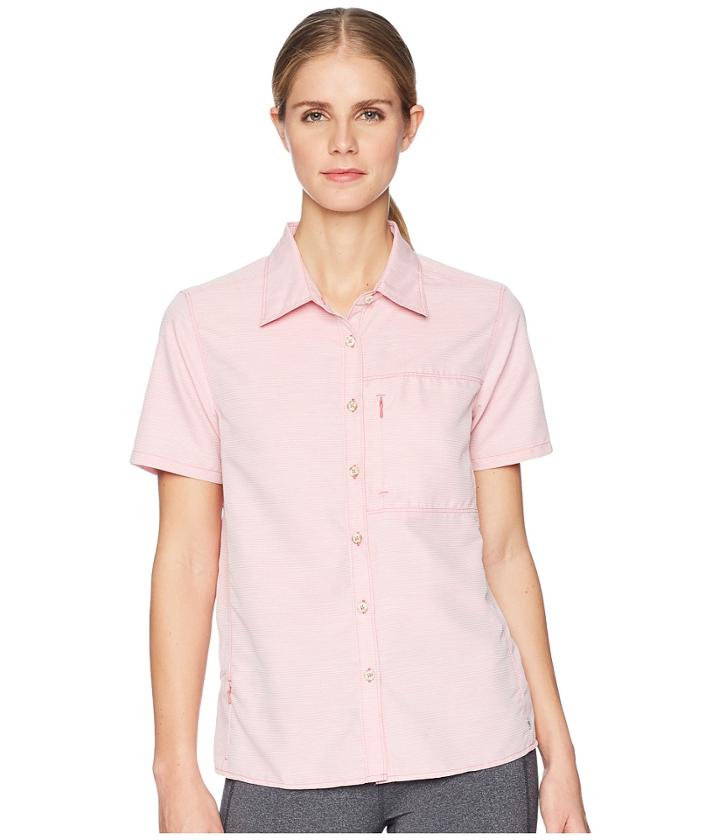 Mountain Hardwear Canyontm Short Sleeve Shirt (cranstand) Women's Short Sleeve Button Up