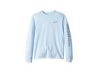 Vineyard Vines Kids Long Sleeve Stripe Edgartown Tee (toddler/little Kids/big Kids) (ocean Breeze) Boy's T Shirt