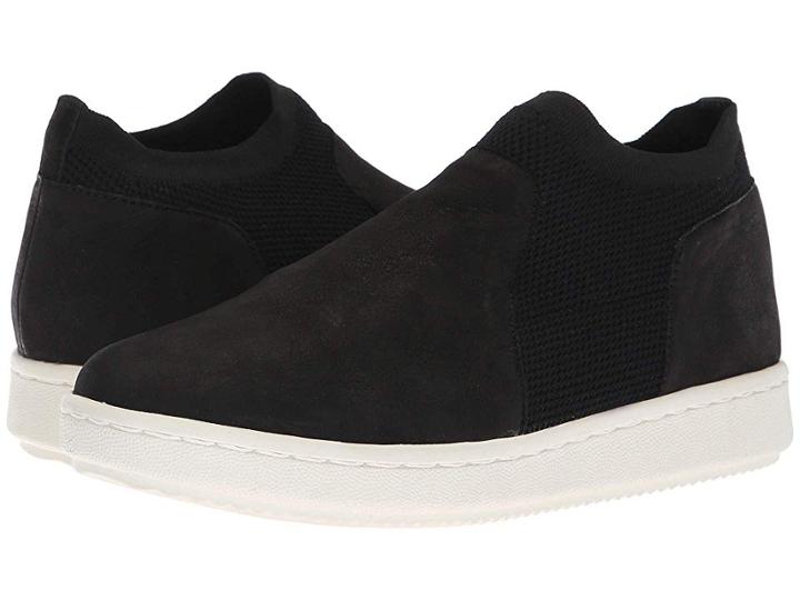 Eileen Fisher Metro (black Nubuck Stretch) Women's Shoes
