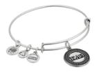 Alex And Ani Kappa Alpha Theta Charm Bangle (rafaelian Silver Finish) Bracelet