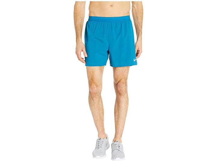 Nike Flex Stride 5 Running Short (green Abyss/hyper Jade) Men's Shorts