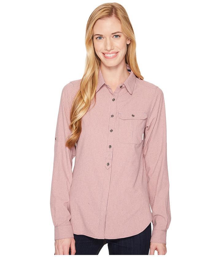 Columbia Bryce Canyon Stretch Long Sleeve Shirt (nocturnal) Women's Long Sleeve Button Up
