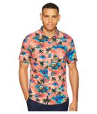 Vans Dystopia Short Sleeve Woven (dystopia Floral) Men's Clothing
