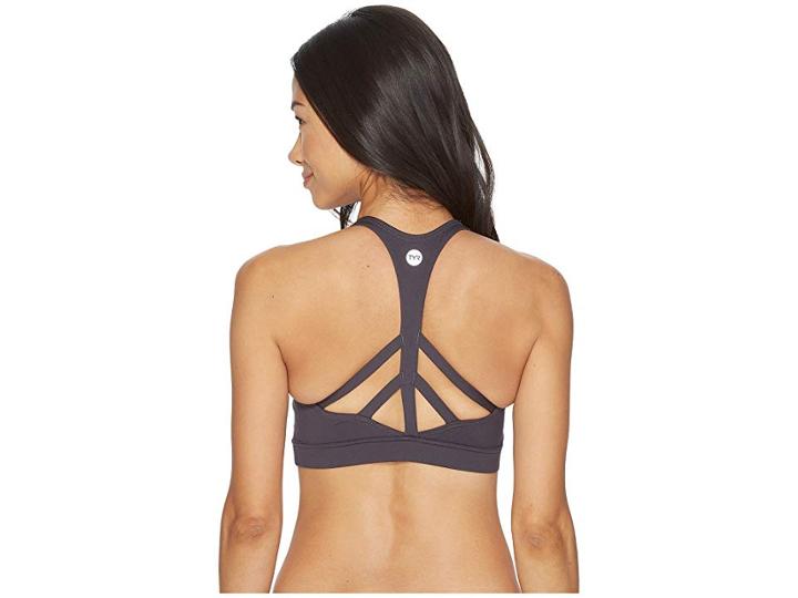 Tyr Solid Skylar Top (grey) Women's Swimwear