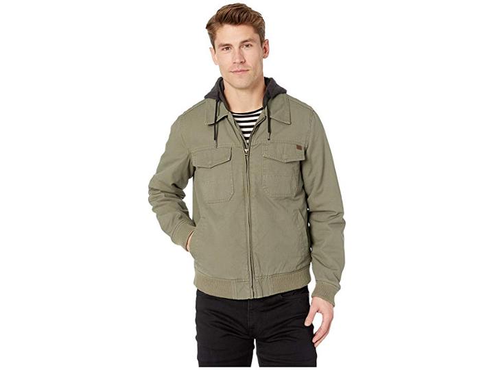 Billabong Barlow Twill Jacket (light Military) Men's Coat