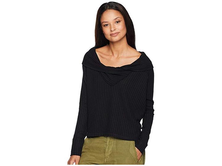 Free People Wildcat Thermal (black) Women's Clothing