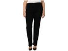 Nydj Plus Size Plus Size Marilyn Straight Velveteen (black) Women's Jeans