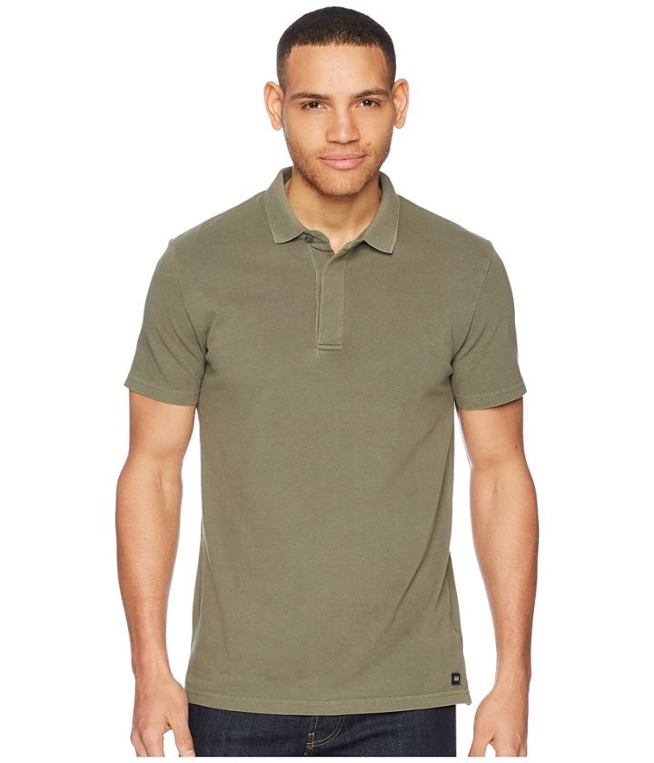 Globe Goodstock Polo (woodland Green) Men's Clothing