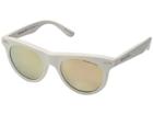 Michael Kors Bora Bora 0mk2074 49mm (white Acetate/new Liquid Rose Gold Mirror) Fashion Sunglasses