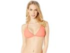 Rip Curl Classic Surf Cross Back Bikini Top (rose Gold) Women's Swimwear