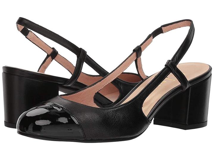 French Sole Baton (black Napa/black Patent) Women's Shoes