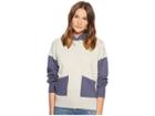 Levi's(r) Premium Vintage Clothing 1950s Hoodie (color Block Grey Mele/blue) Sweatshirt