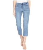 Liverpool Bryce Crop W/ Embroidered Side Panel In Vintage Super Comfort Stretch Denim In Devonshire Bleach (devonshire Blea) Women's Jeans