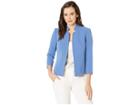 Anne Klein Cropped Stand Collar Jacket (rainshadow) Women's Jacket