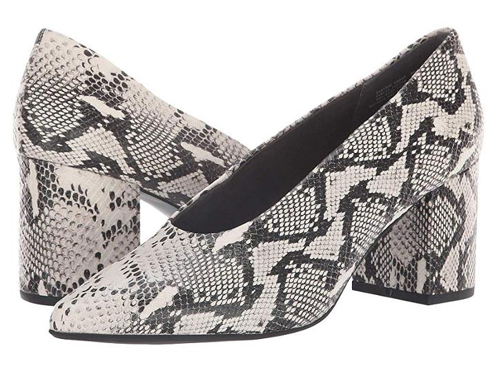 Seychelles Rehearse Ii Pump (black/white Python) High Heels