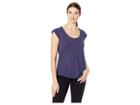 Alternative Slinky Scoop Cap Sleeve Crew (midnight) Women's Clothing