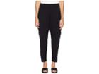 Eileen Fisher Slouchy Cropped Pants (black) Women's Casual Pants