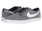 Nike Sb Portmore Ii Solar Premium Canvas (obsidian/obsidian/white) Men's Skate Shoes