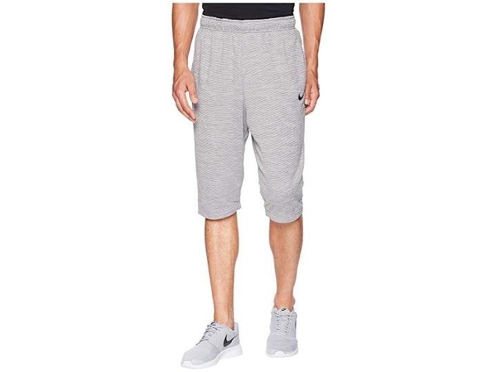 Nike Dry Fleece Long Training Short (gunsmoke/atmosphere Grey/gunsmoke/black) Men's Shorts