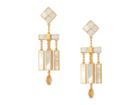 Tory Burch Epoxy Mobile Earrings (mother-of-pearl/vintage Gold) Earring