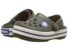 Crocs Kids Crocband Clog (toddler/little Kid) (dark Camo Green/stucco) Kids Shoes